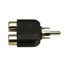 RCA splitter 1xmale/2xfemale